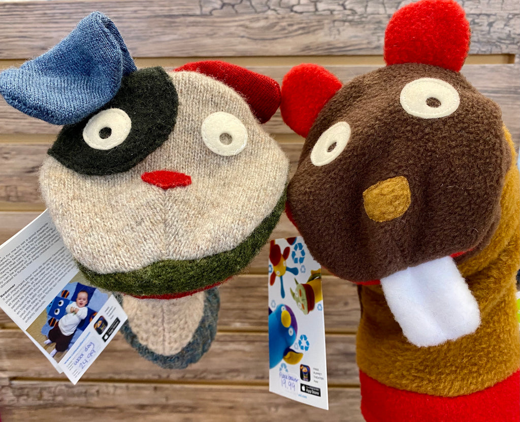 Featured Toy: Recycled Puppets (by Cate + Levi)