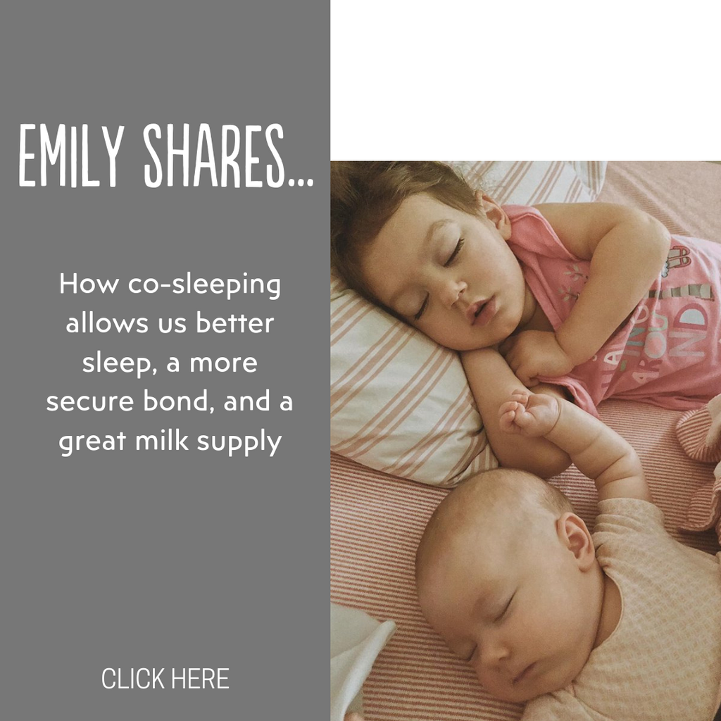 How co-sleeping allows us better sleep, a more secure bond, and a great milk supply