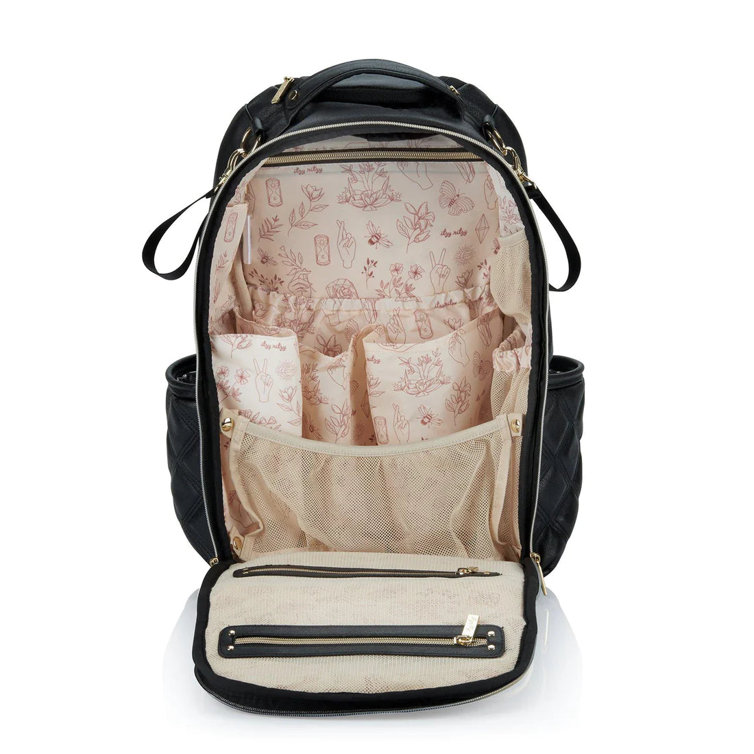 Itzy Ritzy Boss Plus Backpack Diaper Bag - Mystic Black