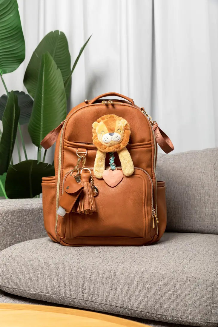 Itzy Ritzy Boss Plus Backpack Diaper Bag - Cognac