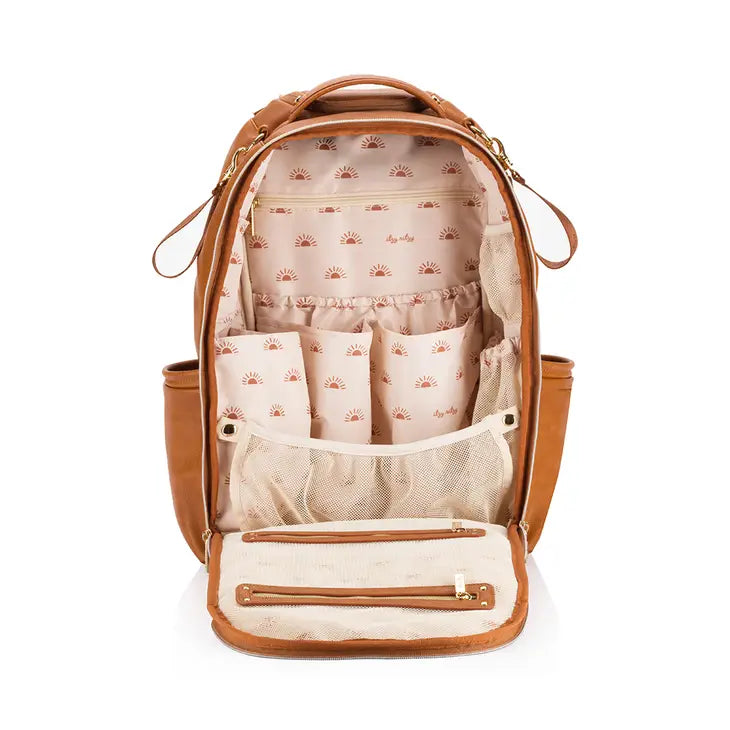 Itzy Ritzy Backpack Diaper Bag Boss Plus - Vanilla Latte